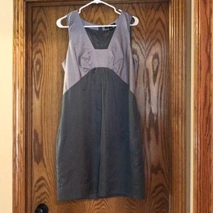 Banana Republic silky dress silver/purple